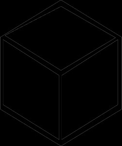 Создать мем: black box, the cube, 3 d cube