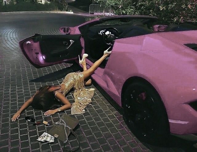 Create meme: Gwen Stefani, Lamborghini in the gutter, pluggnb