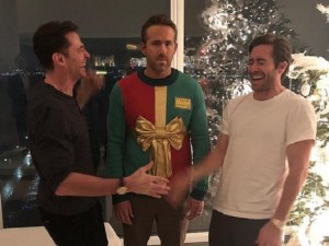 Create meme: Hugh Jackman, Ryan Reynolds, Ryan Reynolds in a sweater