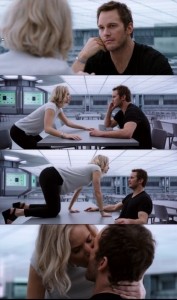 Create meme: passengers Jennifer Lawrence, passengers meme