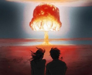 Create meme: figure, a nuclear explosion, nuclear explosion art