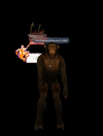 Создать мем: обезьяна гигантопитек, ape 3d model, 3d шимпанзе шимпанзе модель