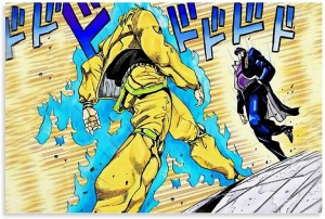 Create meme: dio and jotaro meme, dio against jotaro meme