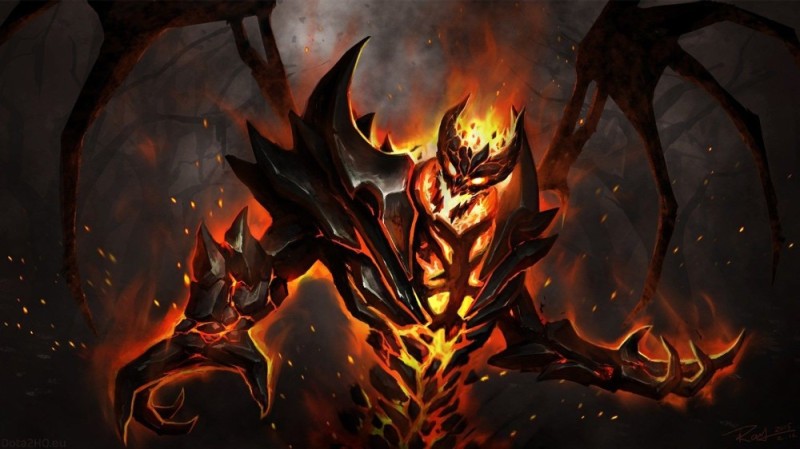 Создать мем: shadow fiend способности, shadow fiend, dota 2