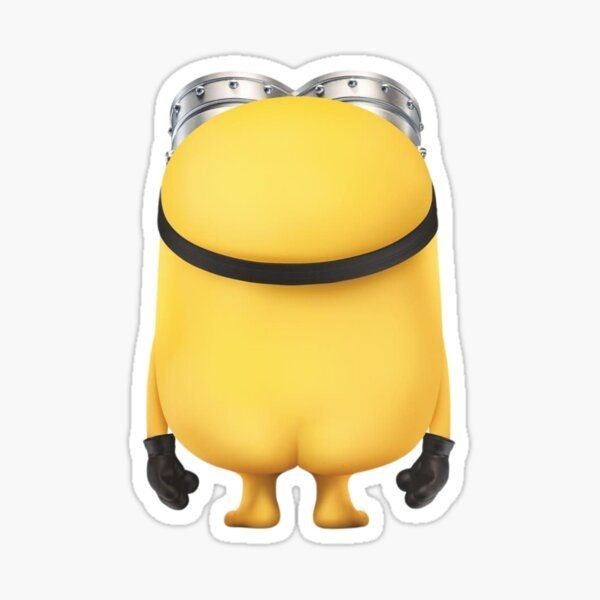 Create meme: minion's ass, minion from behind, minions 