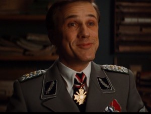 Create meme: quentin tarantino, christoph waltz, inglourious basterds