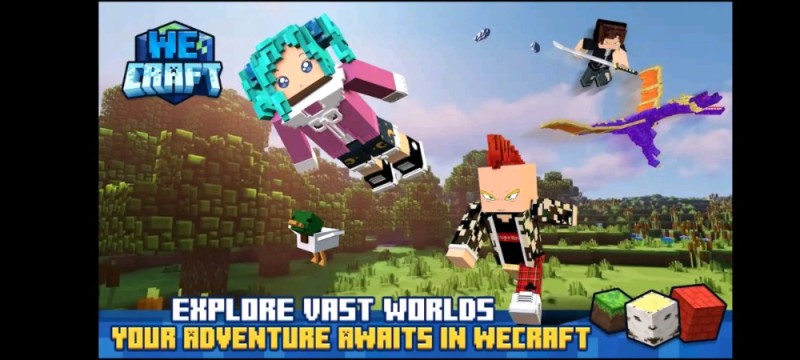 Создать мем: wecraft, скриншот, игровой лаунчер на андроид