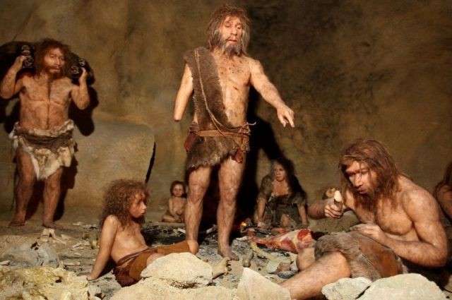 Create meme: the ancient people, the Neanderthals, Neanderthal , Cro-Magnon Neanderthal sapiens sapiens