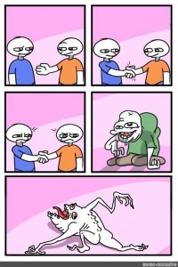 Create meme: web comic, meme, stonetoss comic