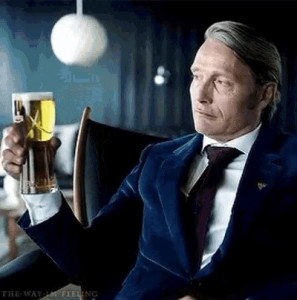 Create meme: hannibal, Mads Mikkelsen, Mads Mikkelsen Carlsberg