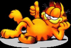 Create meme: Garfield, garfield, And
