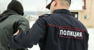 Create meme: The Police Of Russia, police, the detention of the criminal by the police