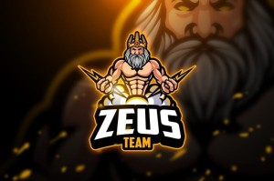 Создать мем: маскот логотип зевс, зевс esport logo, zeus