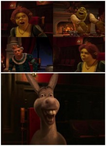 Create meme: donkey from Shrek, meme donkey from Shrek, donkey from Shrek