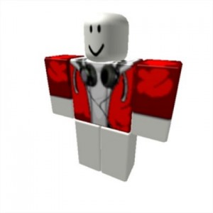Create meme: red hoodie roblox, the get, how to make roblox shirt