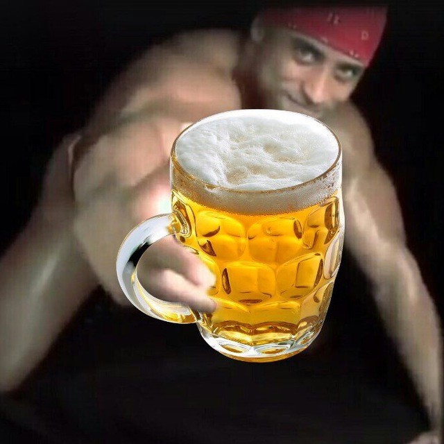 Create meme: beer mug, beer mug, beer with beer meme