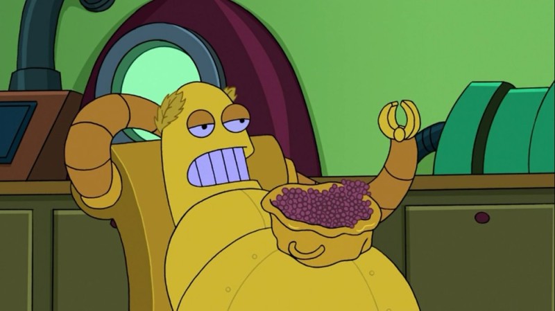 Create meme: futurama the hedonist robot, the hedonist robot from futurama, hedonist futurama