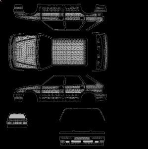 Создать мем: toyota levin чертеж, nissan skyline r32 чертеж, развертка