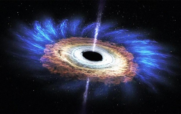 Создать мем: фотография чёрной дыры, черная дыра поглощает звезду, космос черная дыра