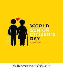 Create meme: text , senior citizen day, world safety day