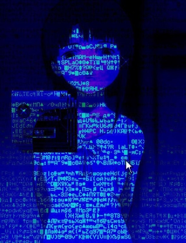 Create meme: blue screen , glitch, blue screen of death 