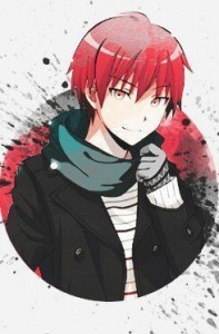 Create meme: akabane, karma AKABANE, AKABANE karma art scarf