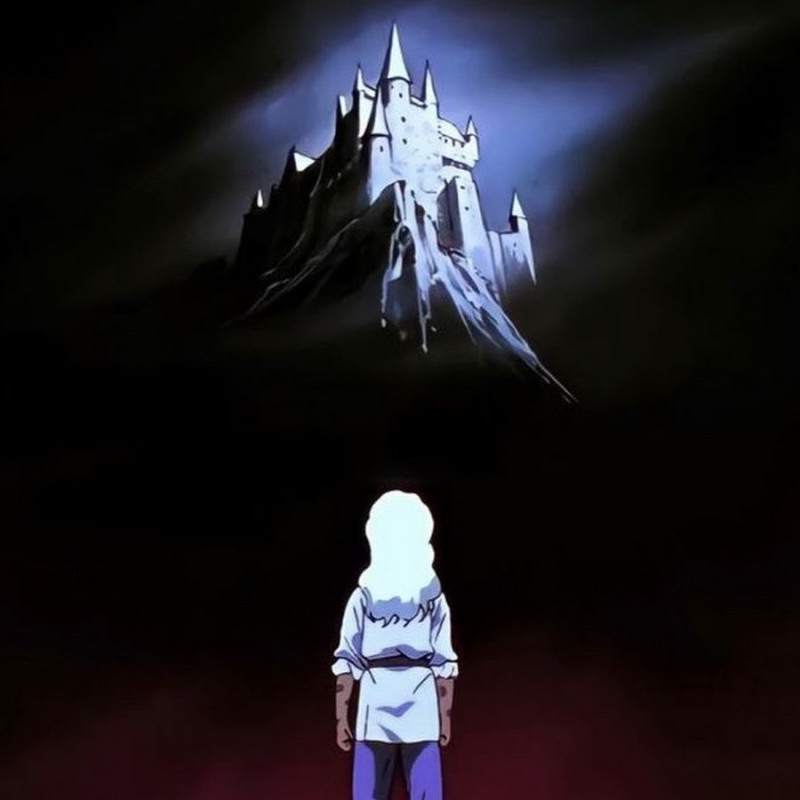 Create meme: griffith 1997, darkness, The ice castle