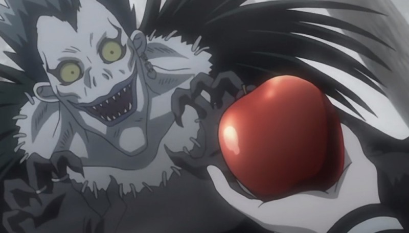 Create meme: death notebook, Ryuk, Death note by Ryuk and Light