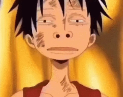 Create meme: damn daniel luffy, Luffy Mugiwara, van pease luffy face