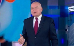 Create meme: presenter Kiselev, Kiselev, Dmitry Kiselev