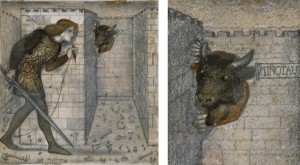 Create meme: medieval bestiary, the Minotaur