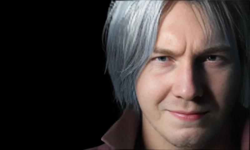 Create meme: dante dms 5, Dante's face, dmc 5