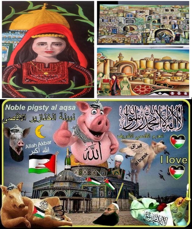 Create meme: pigs are big, Russian pig, The Islamic pig