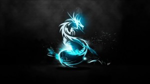 Create meme: abstract, blue dragon Wallpaper, Screensaver on your desktop