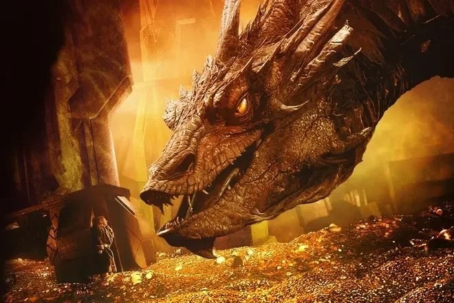 Create meme: smaug the dragon, smaug the lord of the rings, Smaug the Hobbit