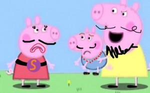 Create meme: mumps, mumps, memes peppa pig