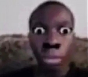 Create meme: meme of the surprised Negro , surprised negro, meme Negro 