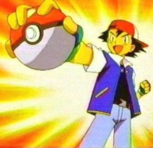 Create meme: pokemon, I choose you, ash ketchum