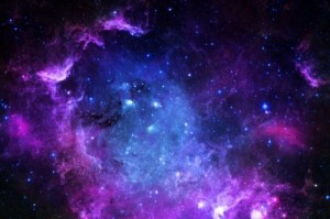 Create meme: Space, galaxy, nebula