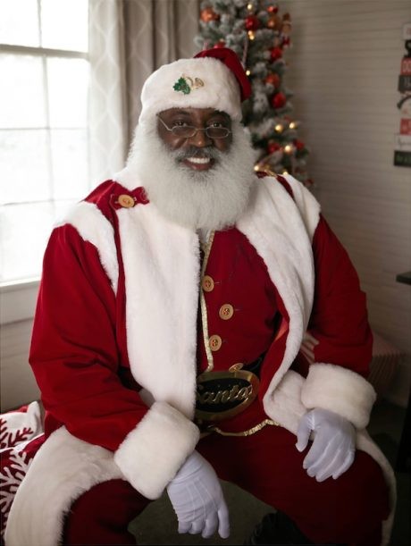Create meme: African Santa Claus, black Santa Claus, Father Christmas