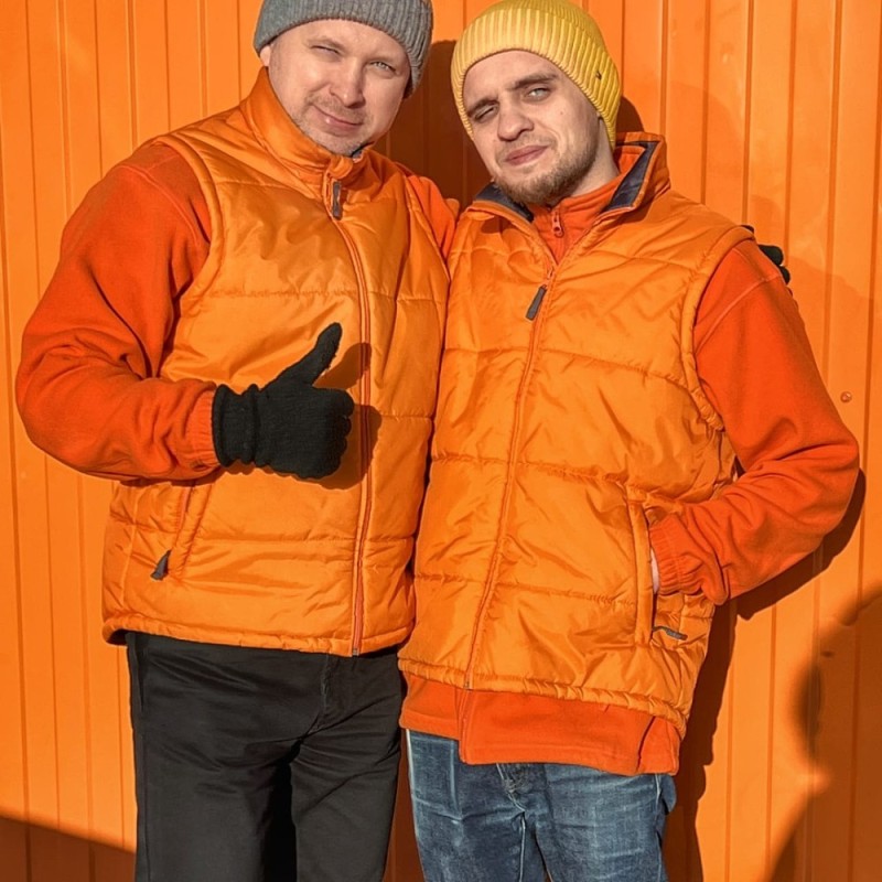 Create meme: orange brax men's vest, men's insulated vest, jacket 