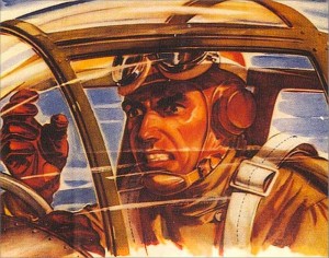 Create meme: American pilot, pilot, Soviet posters of the pilots