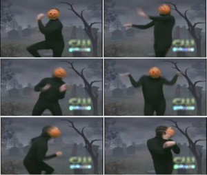 Create meme: no Hu I meme, Dance pumpkin
