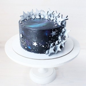 Create meme: blue cake, wedding cake space, cake space