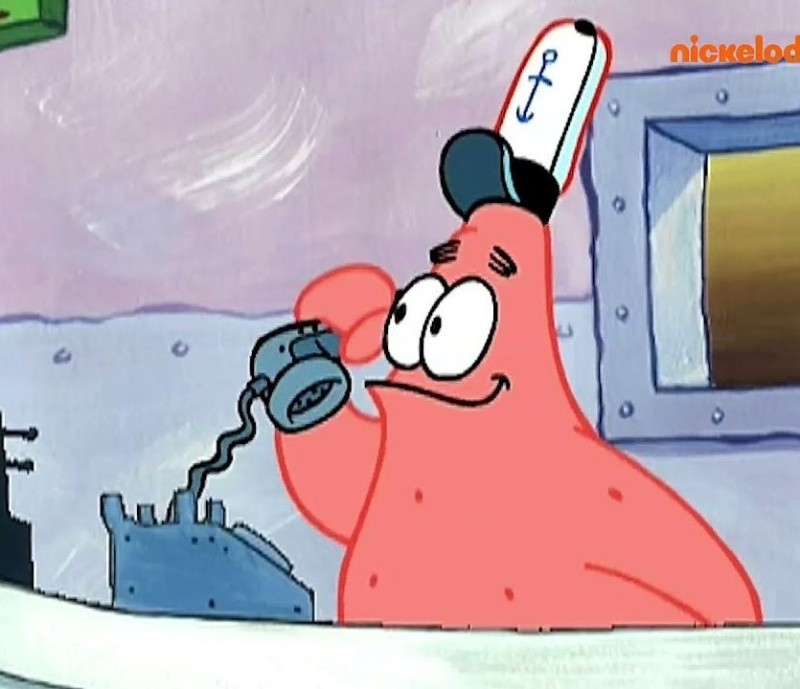 Create meme: is this the Krusty Krab no this is Patrick, Patrick sponge Bob, No it's Patrick