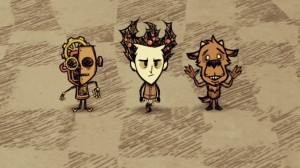 Создать мем: уилсон с венком don't starve, don't starve уилсон с бородой, уилсон don't starve