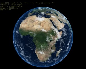 Create meme: earth from space, the continent of Africa from space, earth