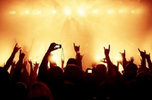 Create meme: concert, concert, rock concert crowd