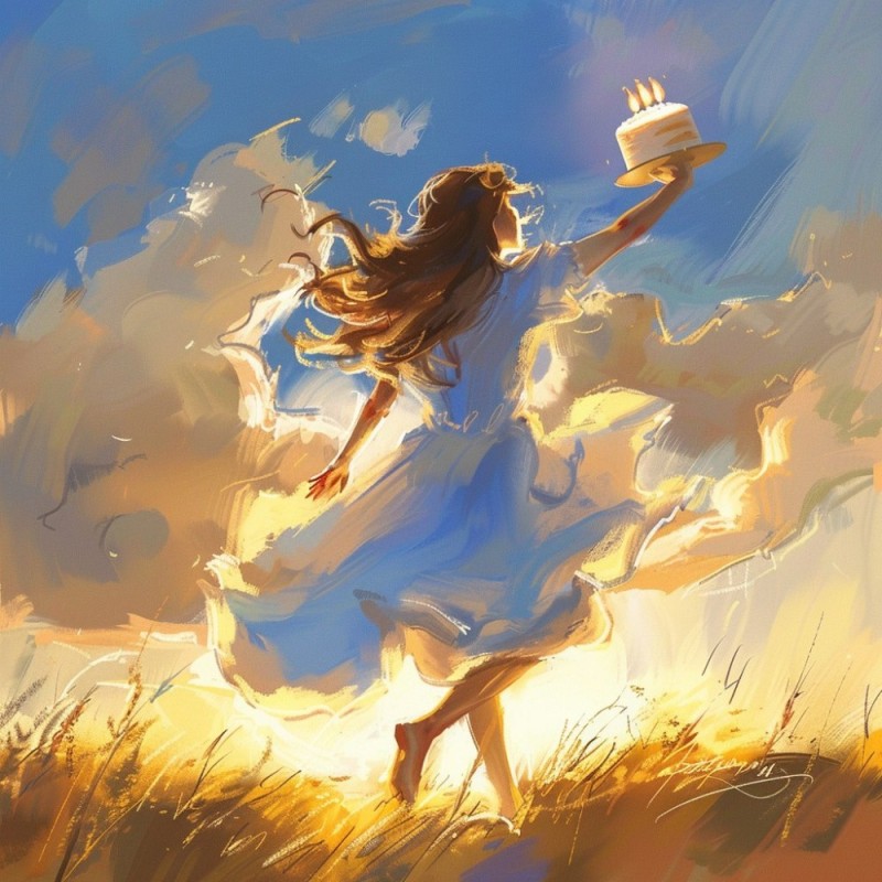 Create meme: Artyom Chebokha is an artist, girl in the clouds, girl joy