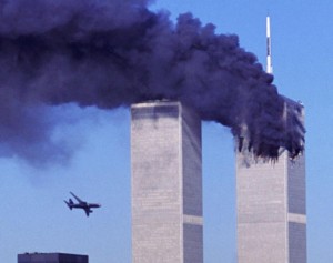 Создать мем: башни близнецы 11 сентября, башни близнецы 11, теракт 11 сентября 2001 самолет